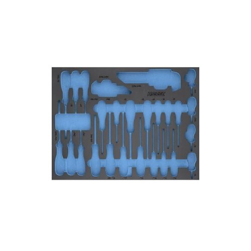 Hazet 163-526L 163-526L pjena za kovčeg (D x Š) 519 mm x 392 mm Cijene