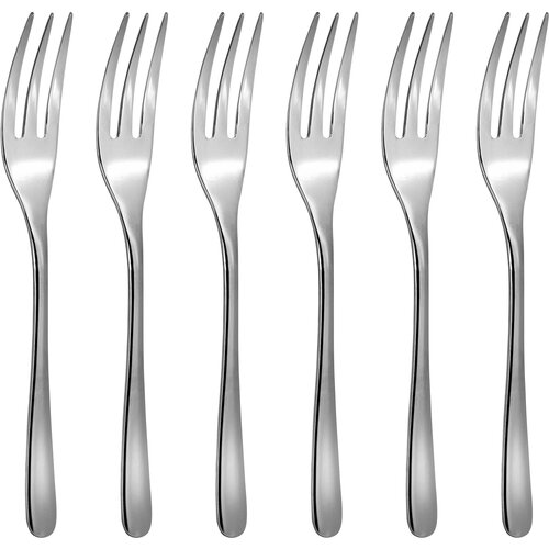 Sambonet taste cake fork set 6 pcs. stainless steel Slike