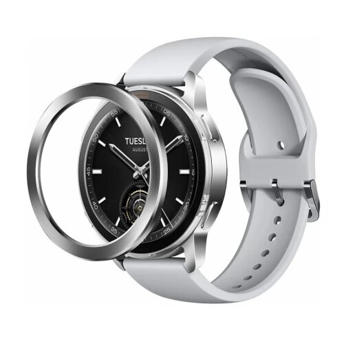 Xiaomi watch bezel silver Slike