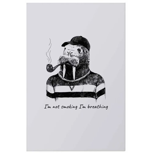  Plakat - I\&amp;#039;m Not Smoking. I\&amp;#039;m Breathing 40x60 Bez okvira Slike