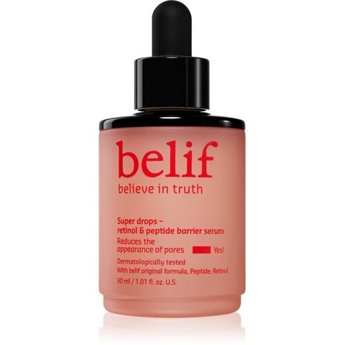 BELIF Super Drops Retinol &amp;amp; Peptide Barrier Serum intenzivni učvr&amp;scaron;ćujući serum s peptidima 30 ml Slike