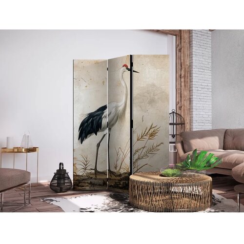  Paravan - Birds from an old engraving - vintage-style illustration depicting a heron and a crane 135x172 Akustični Cene