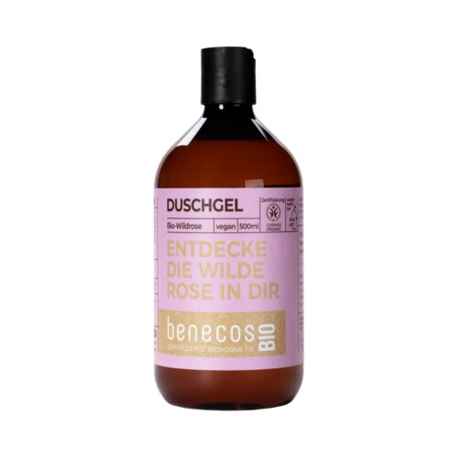 Benecos BIO gel za tuširanje "Otkrijte divlju ružu u sebi" - 500 ml Cene