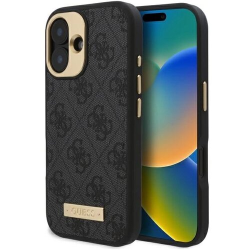 Guess LOGO PLO&Scaron;ČICA 4G ZA MAGSAFE OVITEK IPHONE 16 PLUS ČRNA, (21899286) Cene