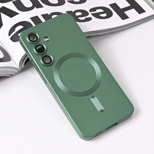  Torbica Magsafe Chrome za Samsung S931B Galaxy S25 zelena Slike