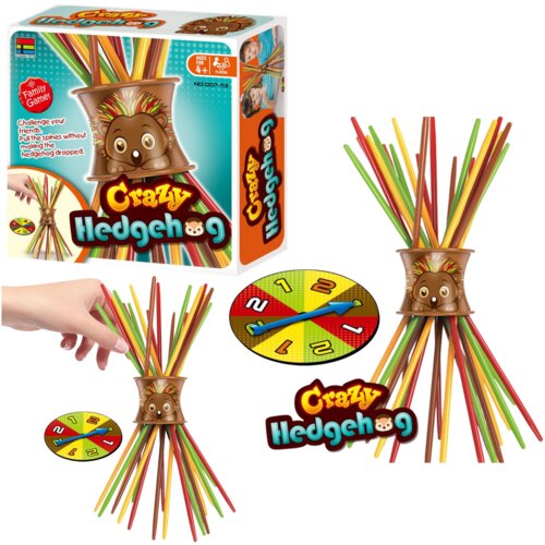 Family Arcade Game Crazy Hedgehog Checkers Shield Cene