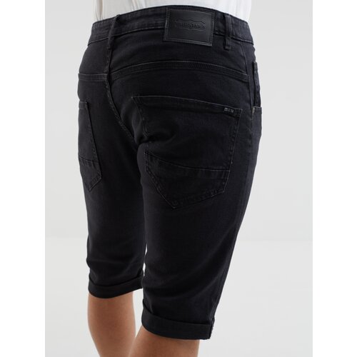 Big Star Man&amp;#039;s Bermuda shorts Shorts 111212 Black Denim-901 Slike