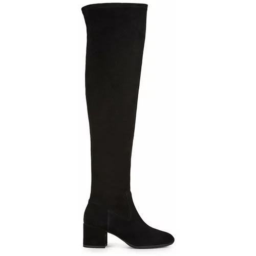 Geox Elegantni škornji D ELEANA I ženski, črna barva, D26TWI 0JZ21 C9999