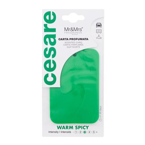 Mr & Mrs Fragrance Cesare Scented Card Warm Spicy 1 kom miris za auto Cijene