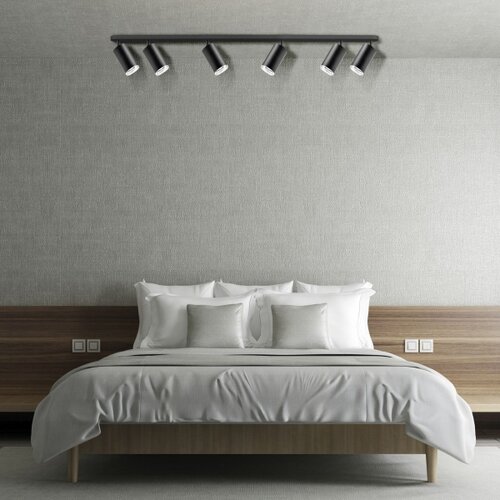  LED RGBW prigu&amp;scaron;iva kupatilska ugradna svetiljka TURYN 6xGU10/6,5W/230V IP44 crna Slike
