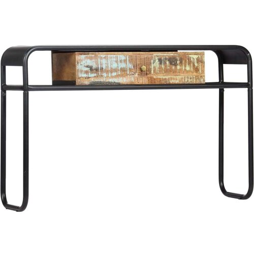  Konzolni stol od masivnog obnovljenog drva 118 x 30 x 75 cm Slike