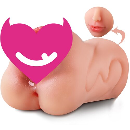 SuperLove 3in1 Realistic Mouth-Pussy-Anal Masturbator Cene