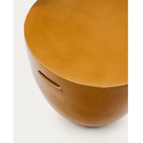 Kave Home Okrugao vrtni stolić keramički &amp;oslash; 45 cm Mesquida &amp;ndash; Slike