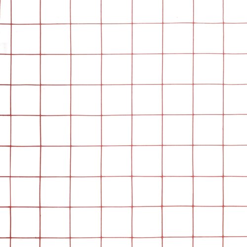  Žičana mreža od čelika s PVC oblogom za koko&amp;scaron;i 10 x 1,5 m crvena Slike