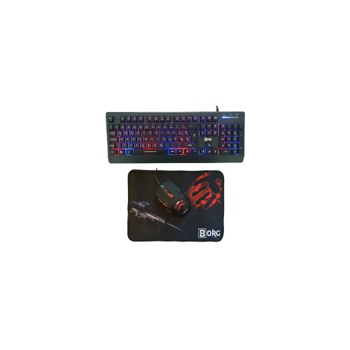 BORG Bundle Mi&scaron;, tastatura i podloga KM 9025 Cijene
