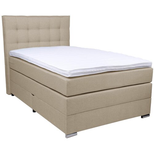 Boxxx BOXSPRING POSTELJA 120 cm x 200 cm , tekstil bež Cene
