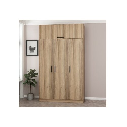 Hanah home Ormar Minar 255, 135x255x52 cm, Smeđa Slike