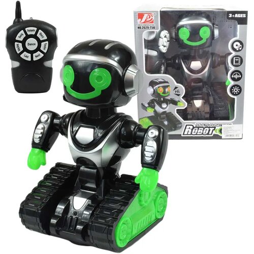 Magic Toys RC interaktivni daljinsko voden MacroBot v črno-zeleni barvi, z lučmi in zvoki 20 cm Cene