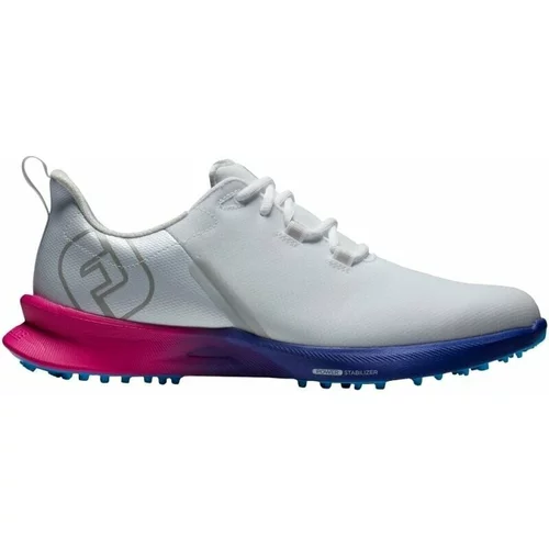 Footjoy FJ Fuel Sport Mens Golf Shoes White/Pink/Blue 41