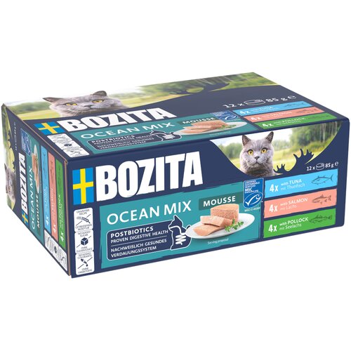 Bozita Mousse 12 x 85 g - Mješovito pakiranje "Ocean" Cene
