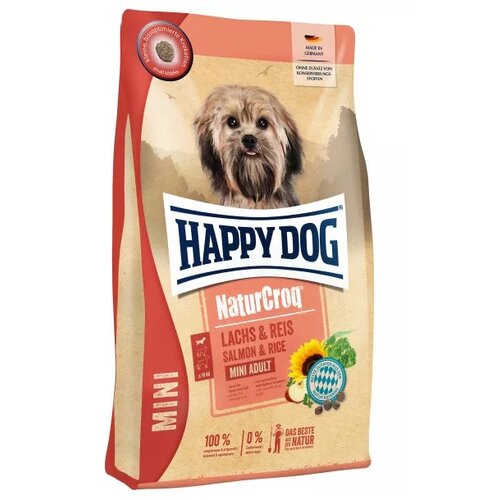 Happy Dog hrana za pse Naturcroq - losos i pirinač 11kg Slike