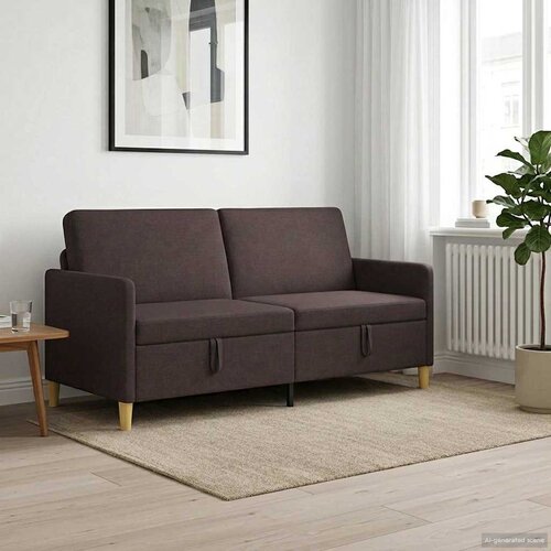 SOFA s pohranom Tamno smeđa 172 x 78 x 87 cm Poliester Cijene