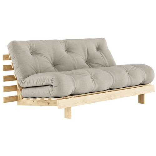 Karup Design Bež laneni raztegljivi kavč 160 cm Roots - Karup Design Cene