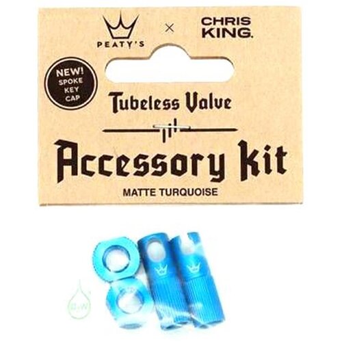 Peaty's Accessory Kit Tubeless Ventila 42Mm Turquoise Cijene