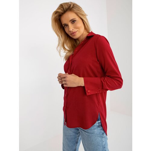 LAKERTA Shirt-LK-KS-508148.12P-burgundy Cene