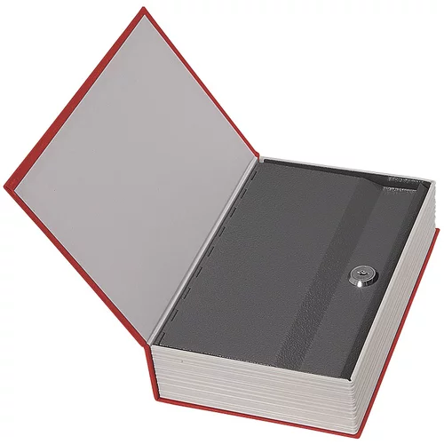Trezor prenosni (5,5 x 15,5 x 24 cm, oblika knjige, dva ključa)