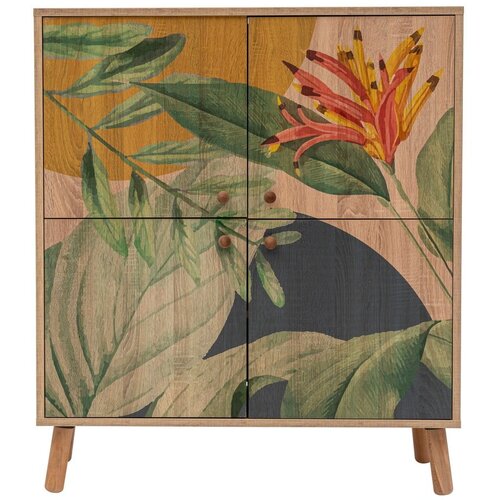 Kalune Design komoda Multilüx saka 95x111x36cm šarena Cene