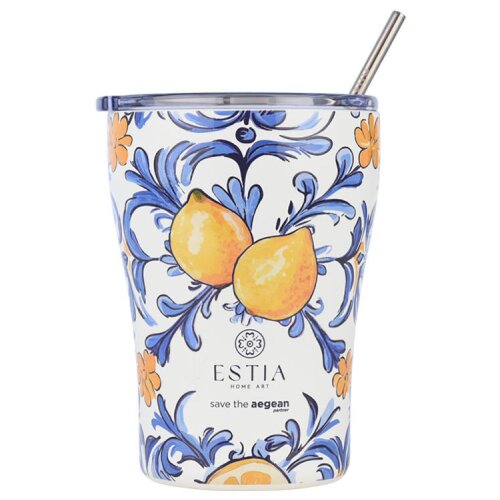 Estia termo ča&scaron;a sa slamčicom 350ml Amalfi Coast 01-31756 Cijene