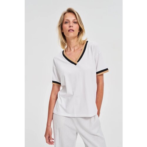 Marisse White Cotton Blouse Slike