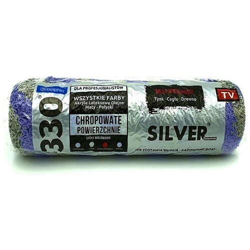 Dolphin rezervni valjak za farbanje 330 silver 25 cm nit 20 mm ljubičasto-sivi Cene