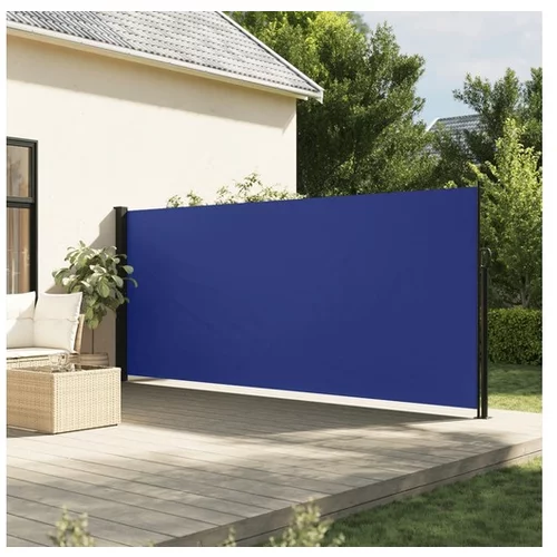 vidaXL Bočna tenda na uvlačenje plava 180 x 300 cm