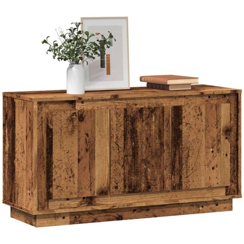 VidaXL Komoda boja starog drva 102x35x55 cm od konstruiranog drva Slike