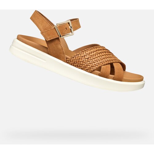 Geox Brown women&amp;#039;s sandals XAN2S - Women&amp;#039;s Slike