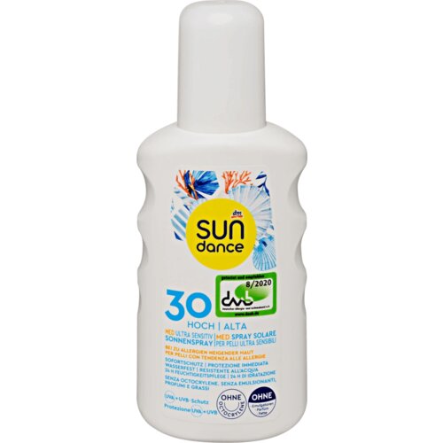 sundance Med Ultra Sensitiv sprej za zaštitu od sunca, SPF 30 200 ml Cene