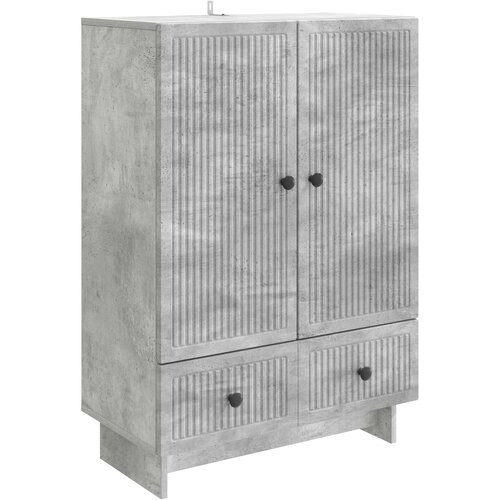  Kreveta Betonsko Siva 66 x 34,5 x 95 cm Konstrukcijsko drvo Cijene