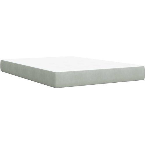  od pjene s madracem i LED-om Svjetlosiva 160 x 200 cm Slike