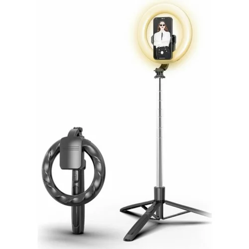 Usams ZB241 Live Show LED Ring Light Selfie Stick Tripod 1.68m (Max)
