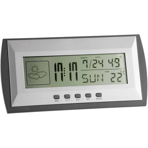TFA elektronska digitalna vremenska postaja tfa\, srebrna 35.1065, (20449983) Cene