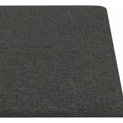  Zidna uzglavlja 12 pcs Tamno siva 90 x 15 cm tkanina Slike