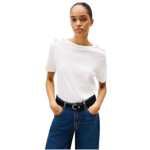Tommy Hilfiger ženska majica sa čamac izrezom THWW0WW42907-YBL Cene