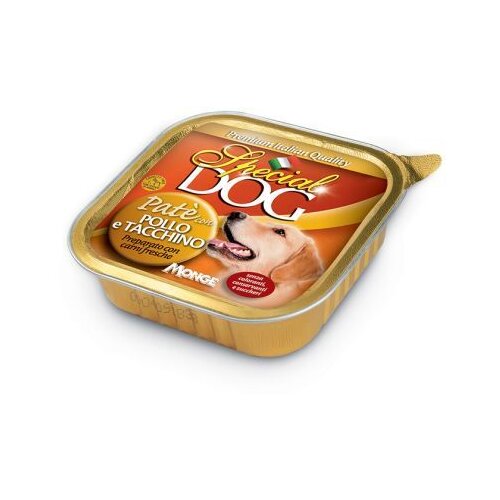 Monge special dog piletina i ćuretina, pašteta za pse 300 g Slike
