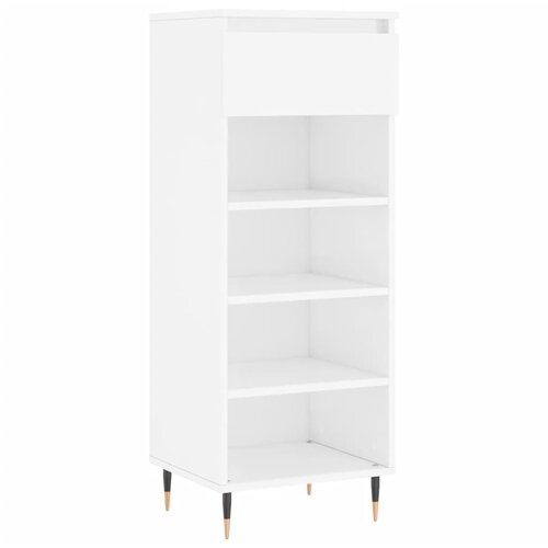 VidaXL Ormarić za cipele sjajni bijeli 40x36x105 cm konstruirano drvo Slike