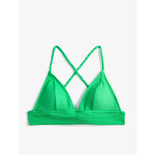 Koton Bikini Top - Green - Plain