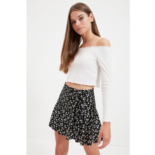 Trendyol Multicolored Skirt Look Ribbed Knitted Shorts &amp;amp; Bermuda Slike