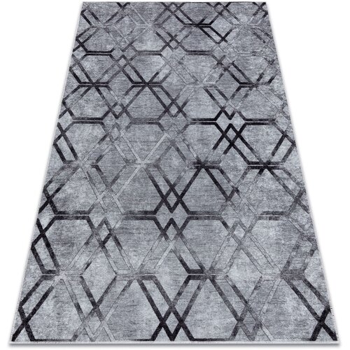 RugsX Preproge MIRO 51805.803 pralna preproga geometrična, reše 200x290 cm Siva Cene