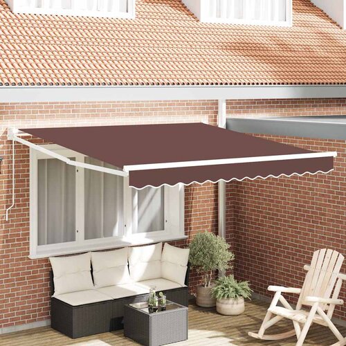 Tenda na ručno uvlačenje smeđa 300 x 250 cm Cene